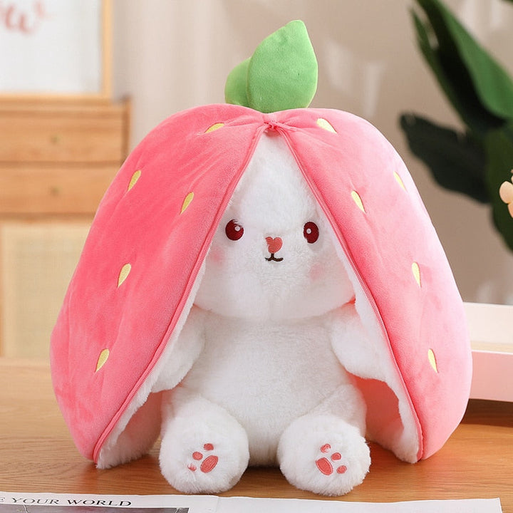 Miękka maskotka króliczka - SnuffelBun-Truskawka Króliczek-18 cm-Trend Polska