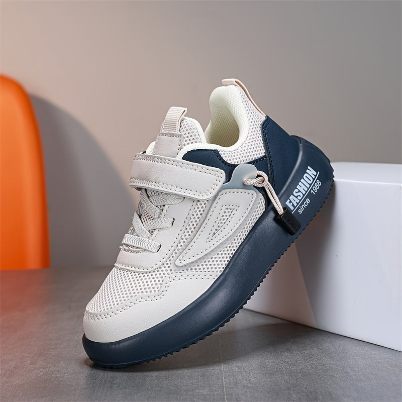 Miękkie antypoślizgowe sportowe sneakersy dla dzieci – Milo | Dla komfortu i radości z zabawy każdego dnia-Biało-Niebieska-26-Trend Polska