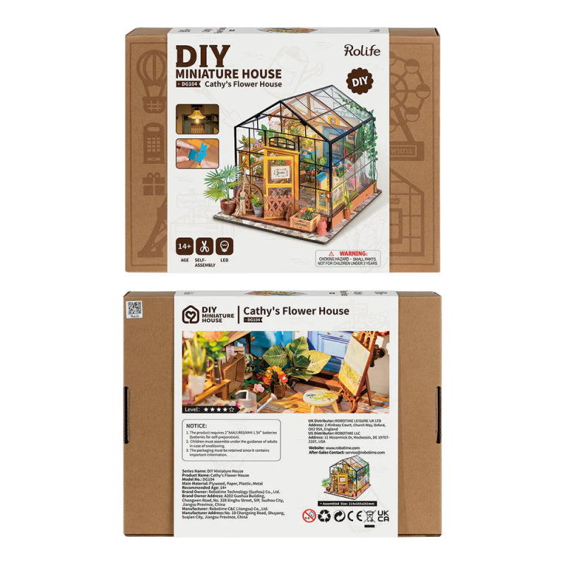 Miniaturowy zestaw do budowy domku ogrodowego – BloomHaus-Trend Polska