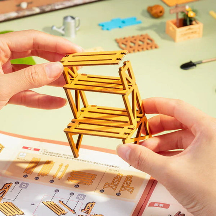 Miniaturowy zestaw do budowy domku ogrodowego – BloomHaus-Trend Polska