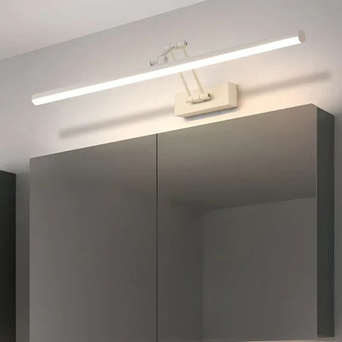 Minimalistyczna lampa ścienna LED - ZenLite-Zimne światło-40 cm-Czarny-Trend Polska