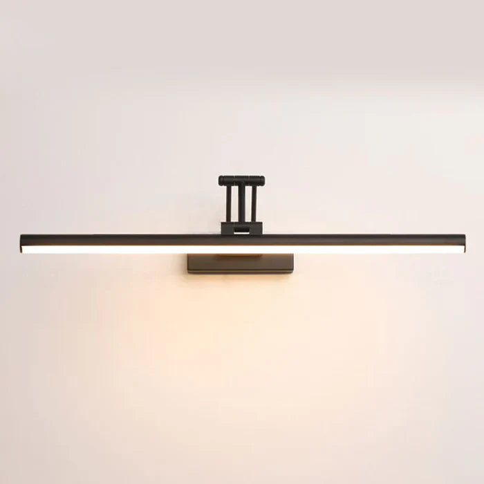 Minimalistyczna lampa ścienna LED - ZenLite-Zimne światło-40 cm-Czarny-Trend Polska