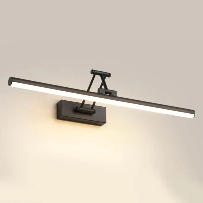 Minimalistyczna lampa ścienna LED - ZenLite-Zimne światło-40 cm-Czarny-Trend Polska