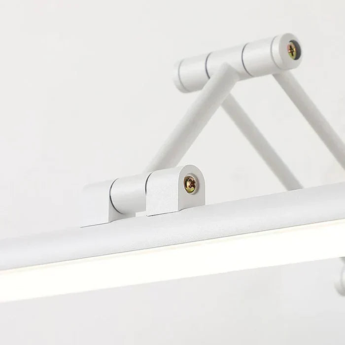 Minimalistyczna lampa ścienna LED - ZenLite-Zimne światło-40 cm-Czarny-Trend Polska
