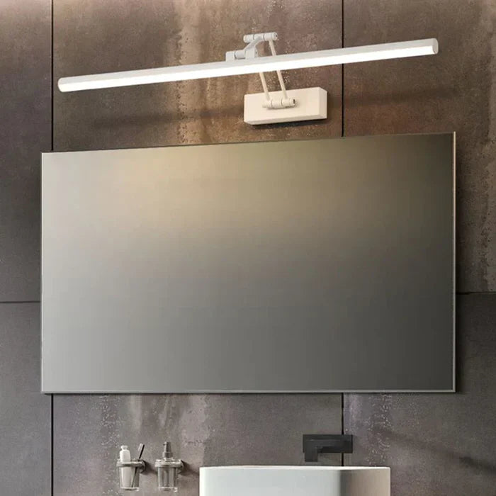 Minimalistyczna lampa ścienna LED - ZenLite-Zimne światło-40 cm-Czarny-Trend Polska