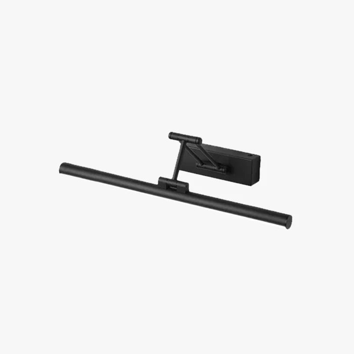 Minimalistyczna lampa ścienna LED - ZenLite-Zimne światło-40 cm-Czarny-Trend Polska