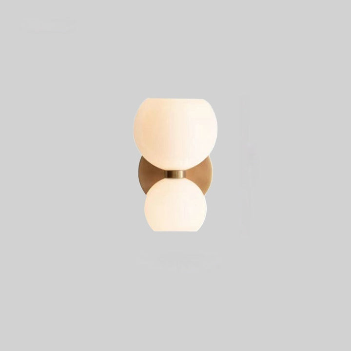 Minimalistyczna podwójna lampa ścienna LED – Lumis Duo-Biały-Trend Polska