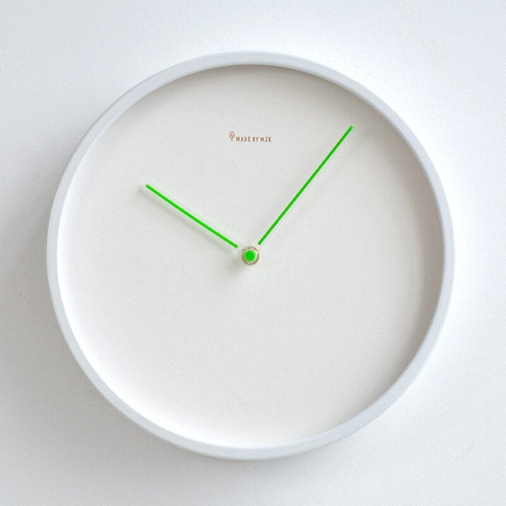 Minimalistyczny skandynawski zegar ścienny - Skara-Zielony-25cm-Trend Polska