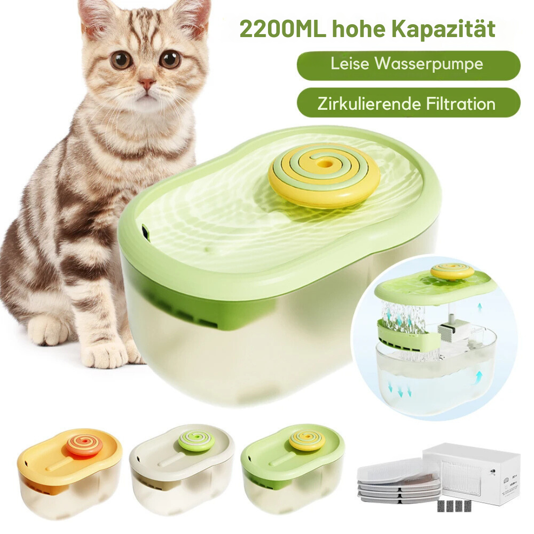 Miska na wodę dla zwierząt z pompą - FunFlow-Biały-Trend Polska