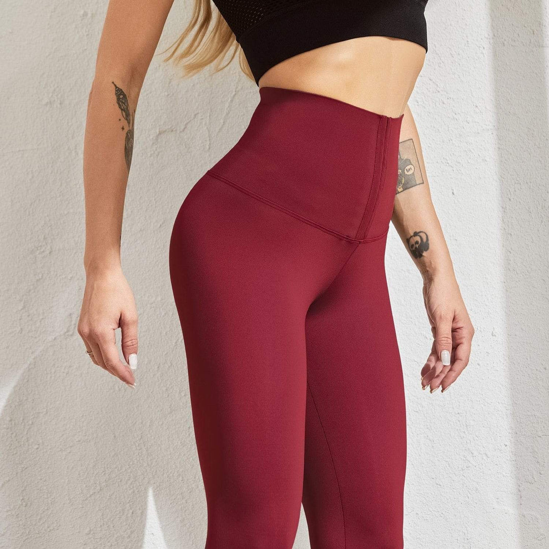 Modelujące Legginsy z Gorsetem – Ariana-Czerwony-S-Trend Polska