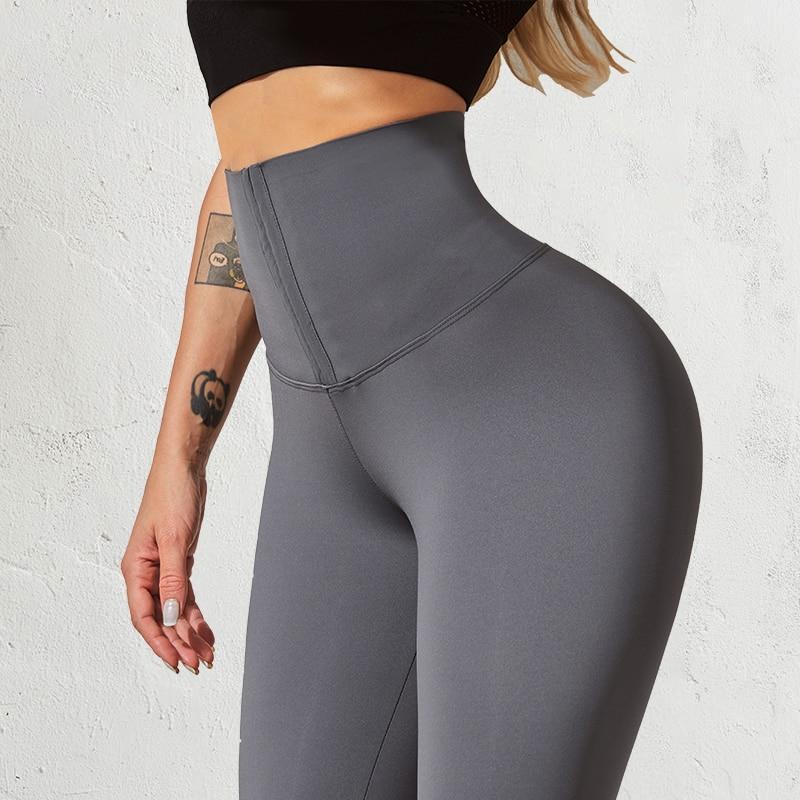 Modelujące Legginsy z Gorsetem – Ariana-Szary-S-Trend Polska