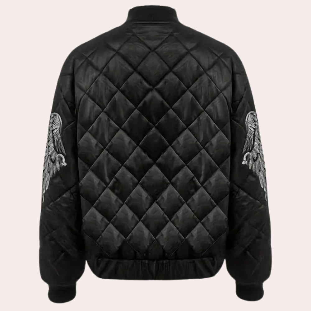 Modna czarna bomberka damska z zippem - Rivka-XS-Trend Polska