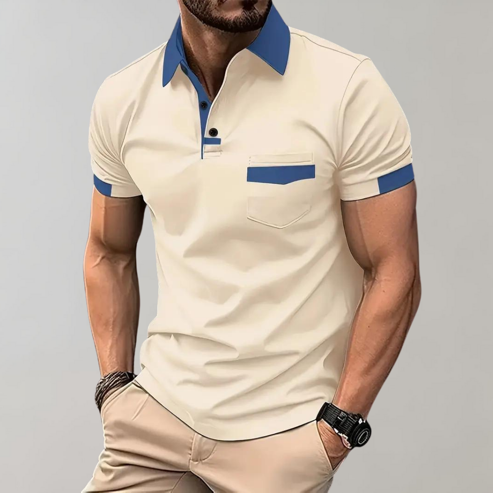 Modna koszulka polo dla mężczyzn - Leo-Morela-S-Trend Polska