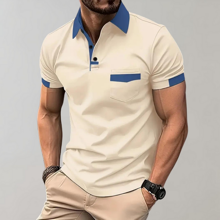 Modna koszulka polo dla mężczyzn - Leo-Morela-S-Trend Polska