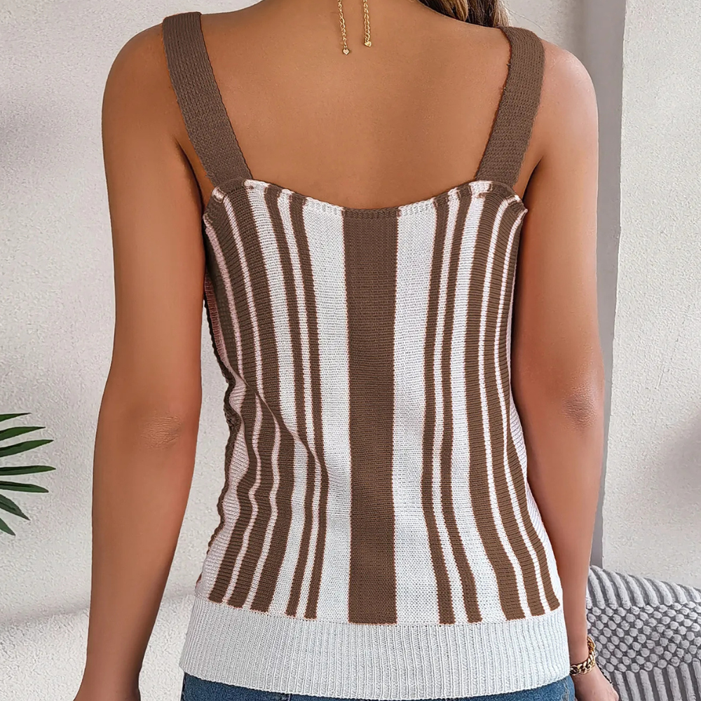 Modna letnia top new w stylu open-work dla kobiet - Naia-Czarny-XS-Trend Polska