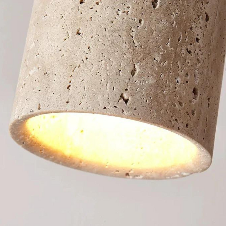 Modna Okrągła Lampa Sufitowa w Japońskim Stylu - ZenLight-Brązowy-Ciepłe światło (3000K)-Trend Polska