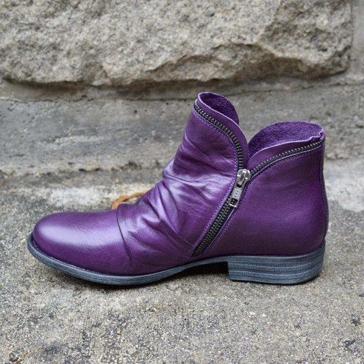 Modne Botki na Zimne Dni - WinterChic-Lila-35-Trend Polska