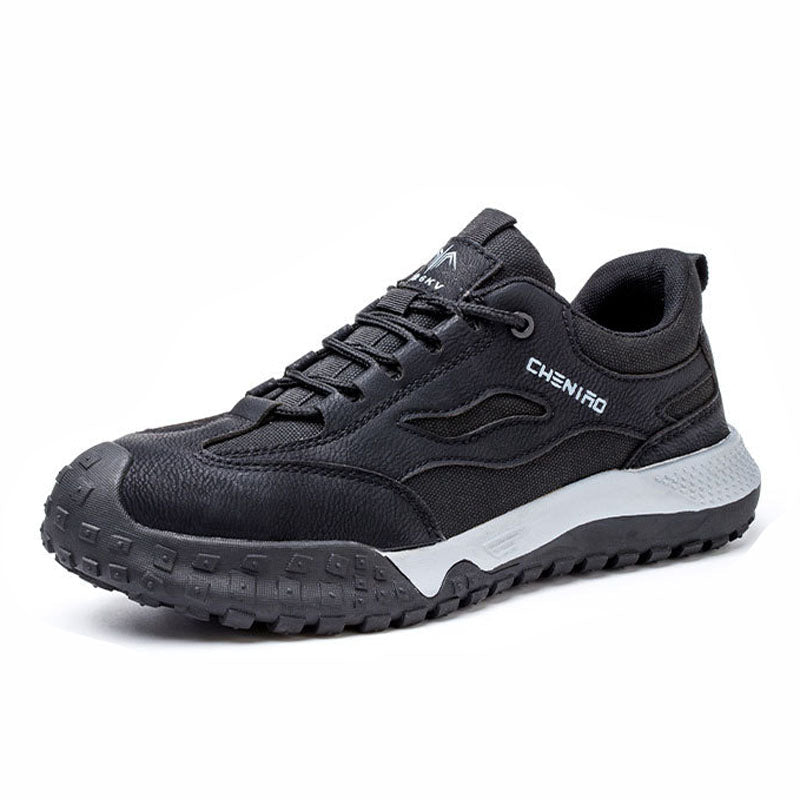 Modne buty ochronne - ProGuard-Czarny - Skóra-38-Trend Polska
