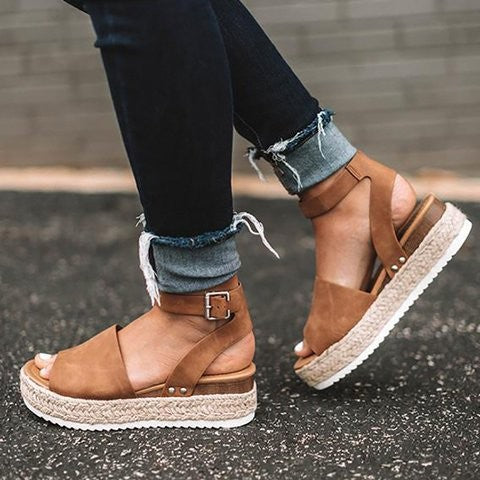 Modne Damskie Espadryle Sandały Letnie – Liv-Czarny-35-Trend Polska