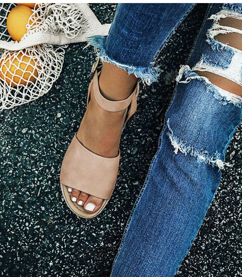 Modne Damskie Espadryle Sandały Letnie – Liv-Czarny-35-Trend Polska
