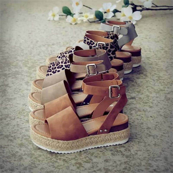 Modne Damskie Espadryle Sandały Letnie – Liv-Czarny-35-Trend Polska