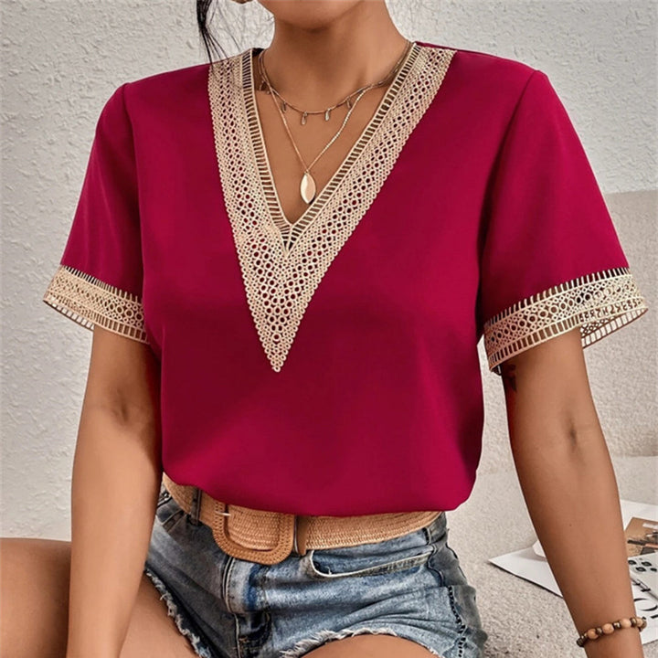 Modne Damskie Koszulki - Sophia-Claret-S-Trend Polska