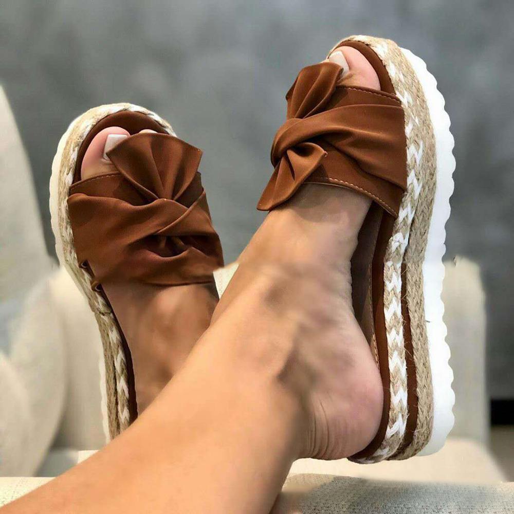 Modne damskie letnie buty z funkcją korekcji i komfortową wkładką – Selina-Brązowy-35-Trend Polska