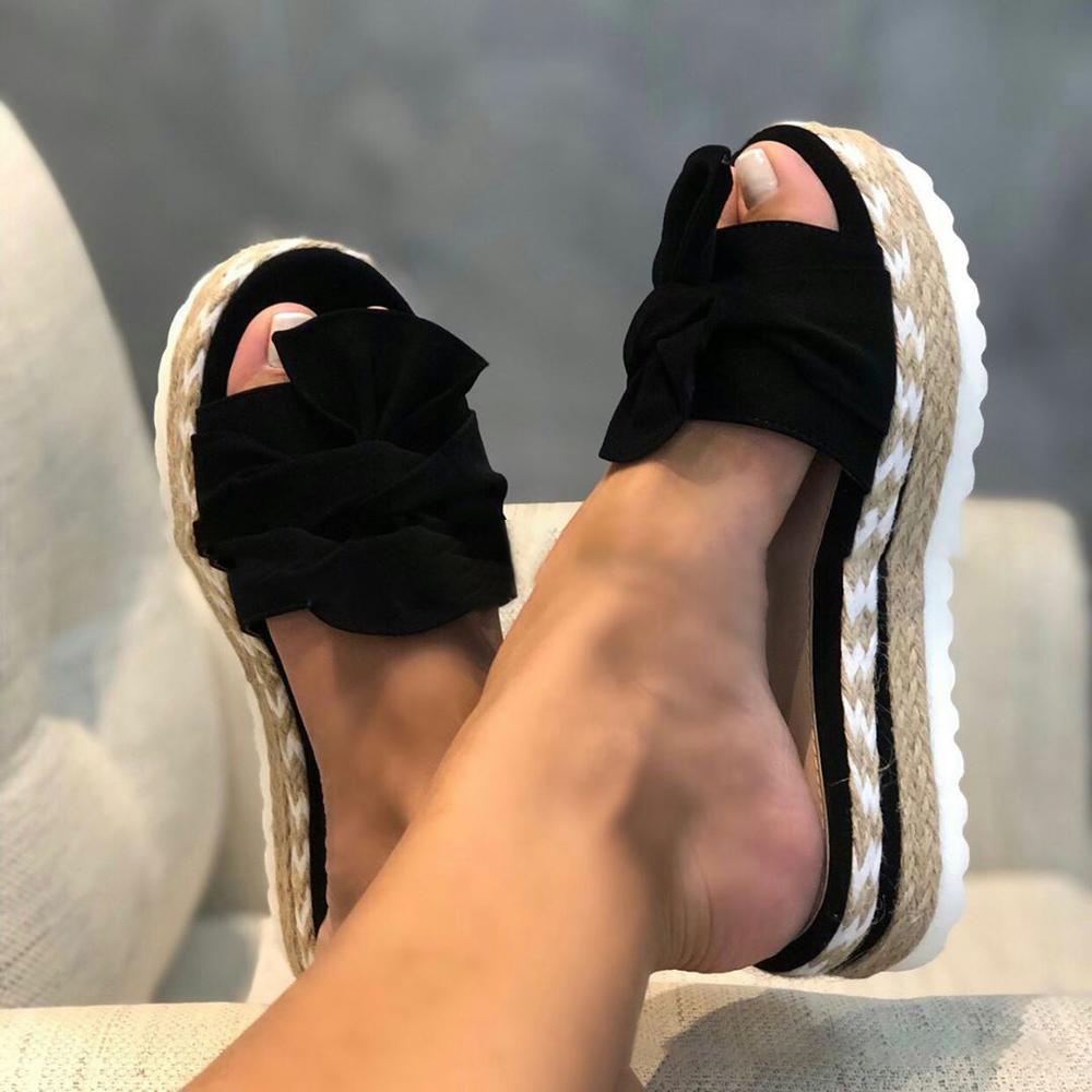 Modne damskie letnie buty z funkcją korekcji i komfortową wkładką – Selina-Czarny-35-Trend Polska