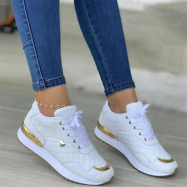 Modne damskie sneakersy – Isla-Biały-35-Trend Polska