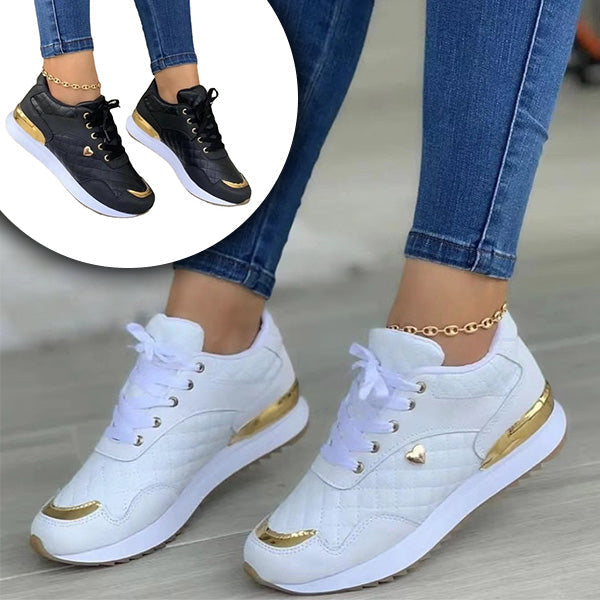 Modne damskie sneakersy – Isla-Biały-35-Trend Polska
