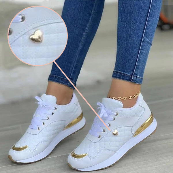 Modne damskie sneakersy – Isla-Biały-35-Trend Polska