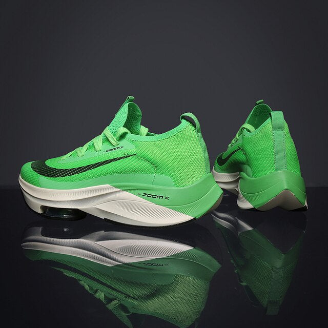 Modne i wygodne męskie sneakersy z elastyczną podeszwą – Orion-Zielony-38-Trend Polska
