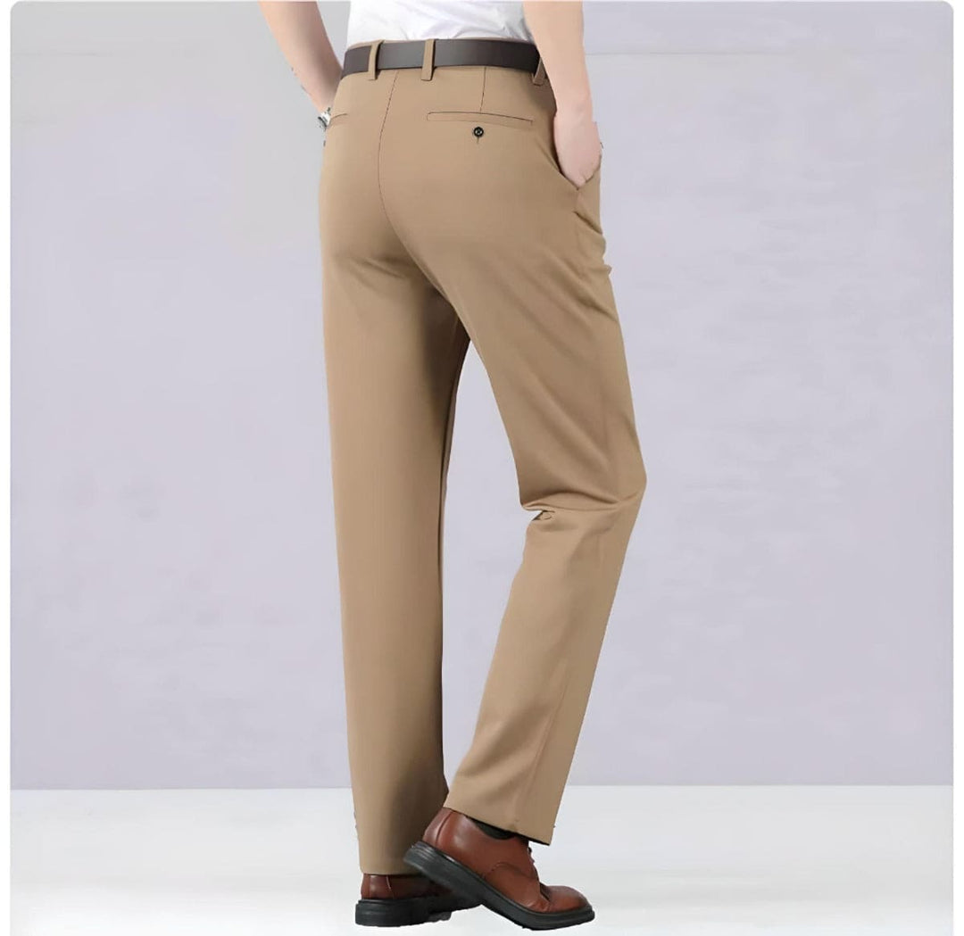 Modne Męskie Spodnie Stretch - Nolan-Czarny-29-Trend Polska