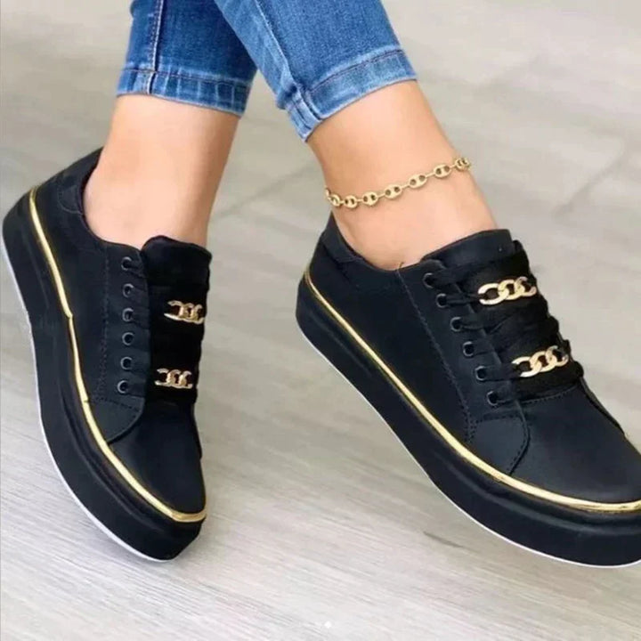 Modne sneakers dla modnych stóp - Seraphina-Czarny-35-Trend Polska