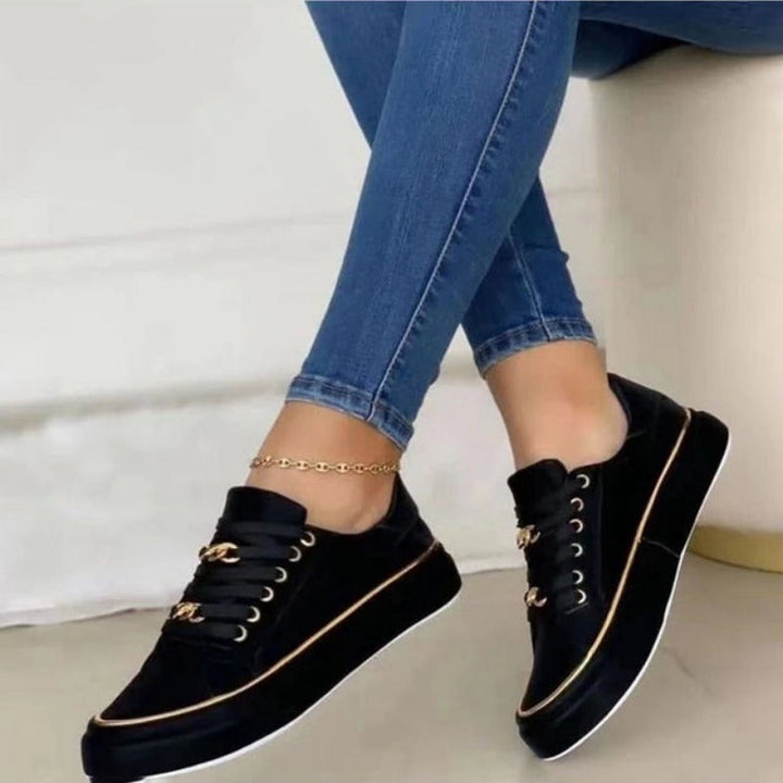 Modne sneakers dla modnych stóp - Seraphina-Czarny-35-Trend Polska