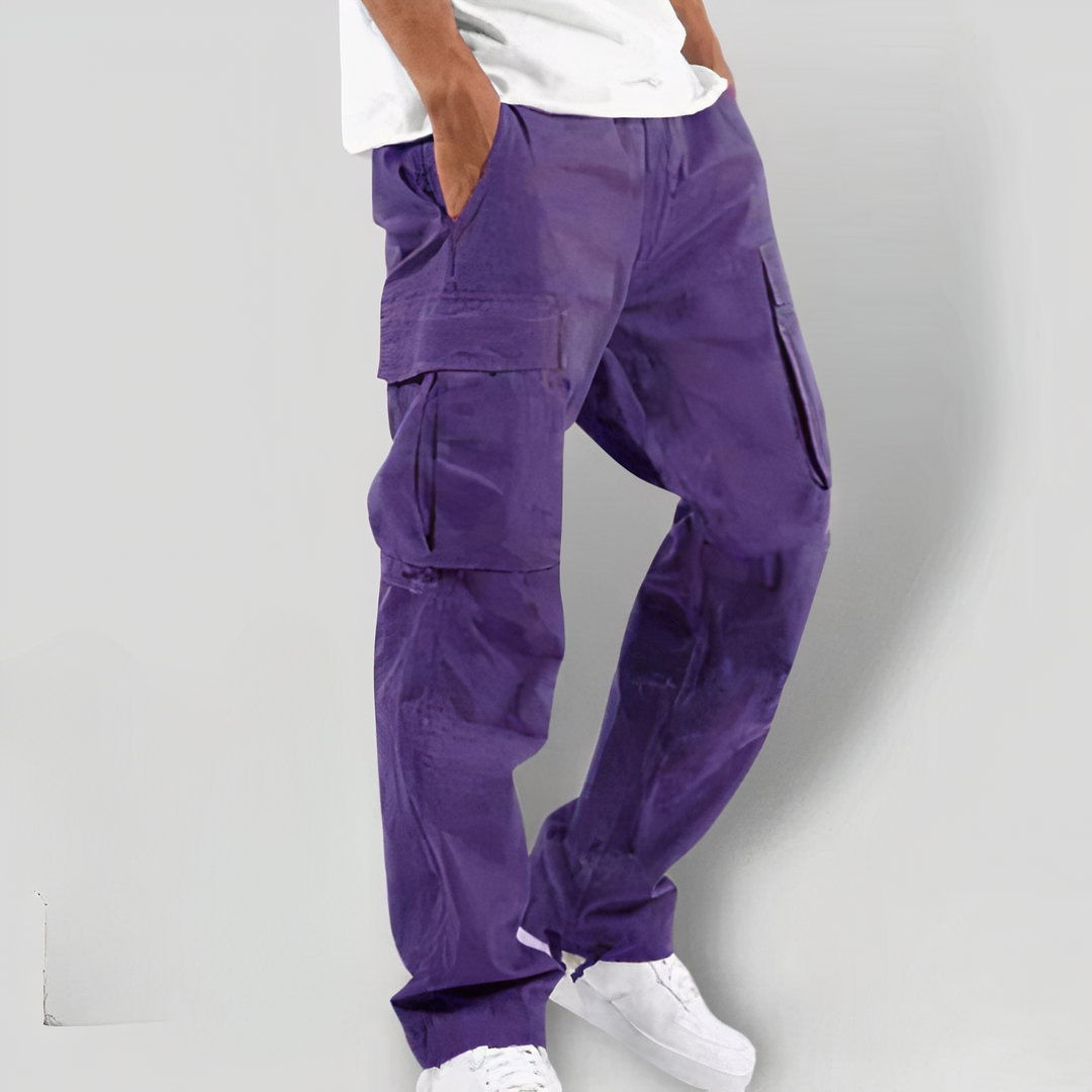 Modne spodnie cargo - Finn-Lila-XS-Trend Polska