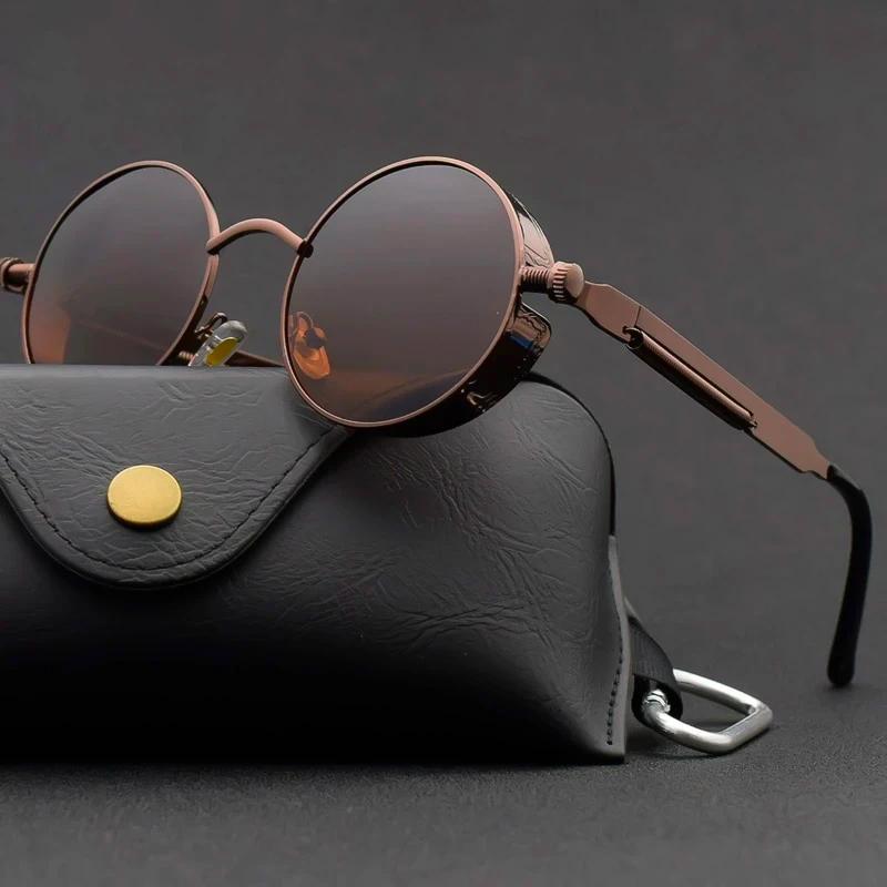 Modne, vintage okulary przeciwsłoneczne dla kobiet i mężczyzn – Savino-Brąz-Trend Polska