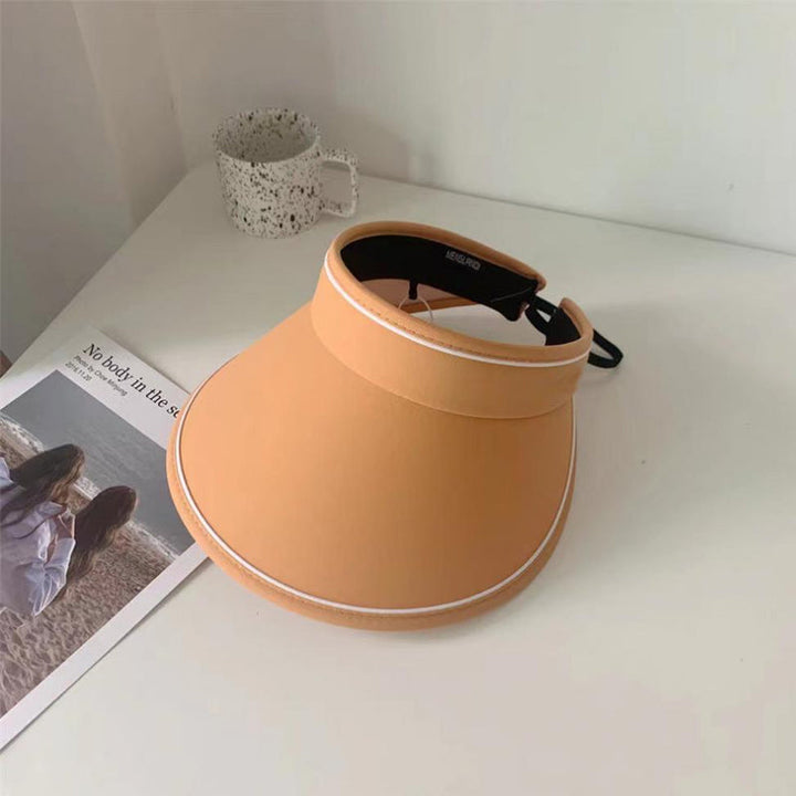 Modny kapelusz przeciwsłoneczny z dodatkową ochroną – FoldSun Pro-Czarny-Trend Polska