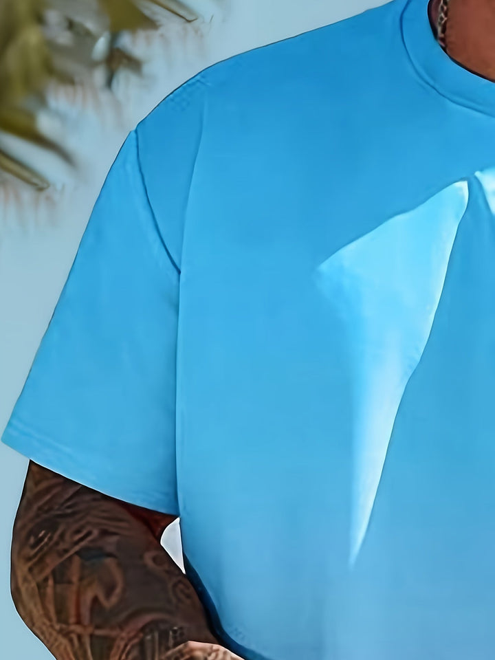 Modny męski zestaw letni z T-shirtem i szortami - CoolFlex-S-Trend Polska