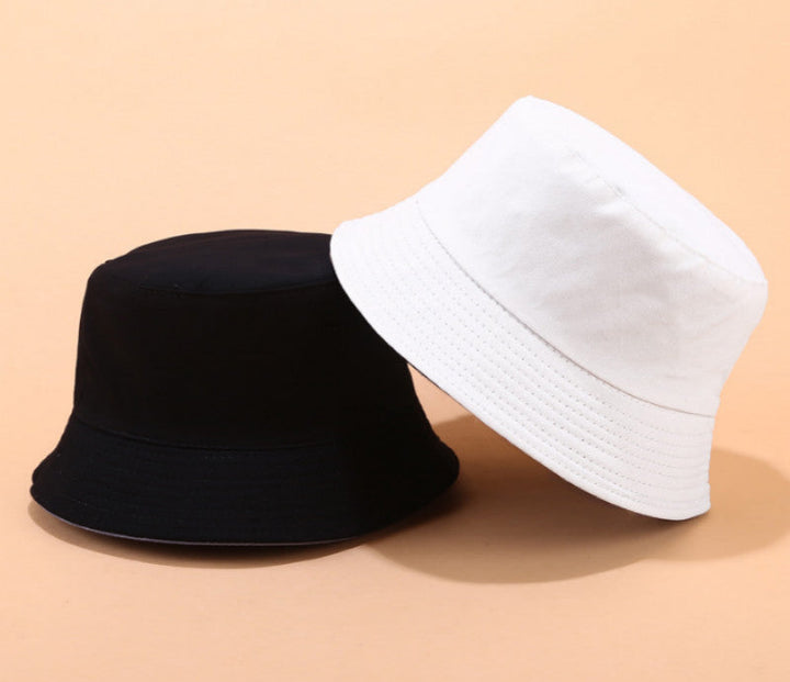 Modny odwracalny kapelusz typu bucket na lato – ReversiShade-Biały-Trend Polska