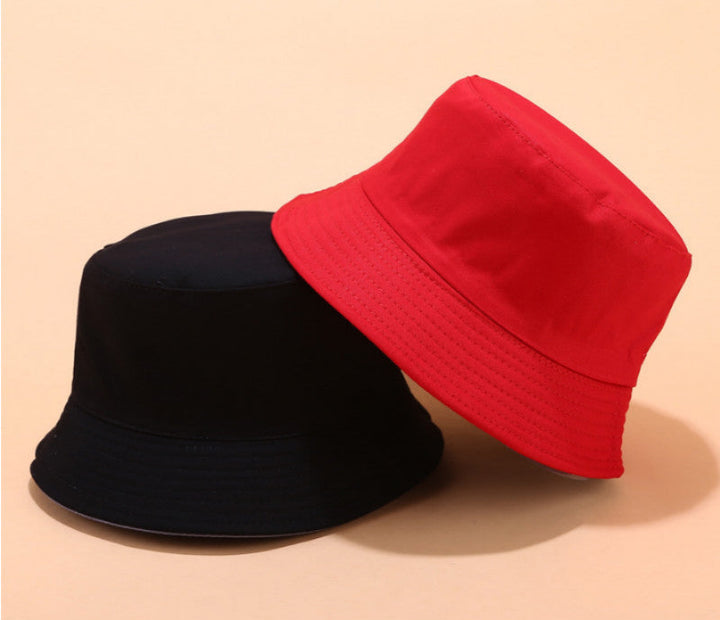 Modny odwracalny kapelusz typu bucket na lato – ReversiShade-Czerwony-Trend Polska