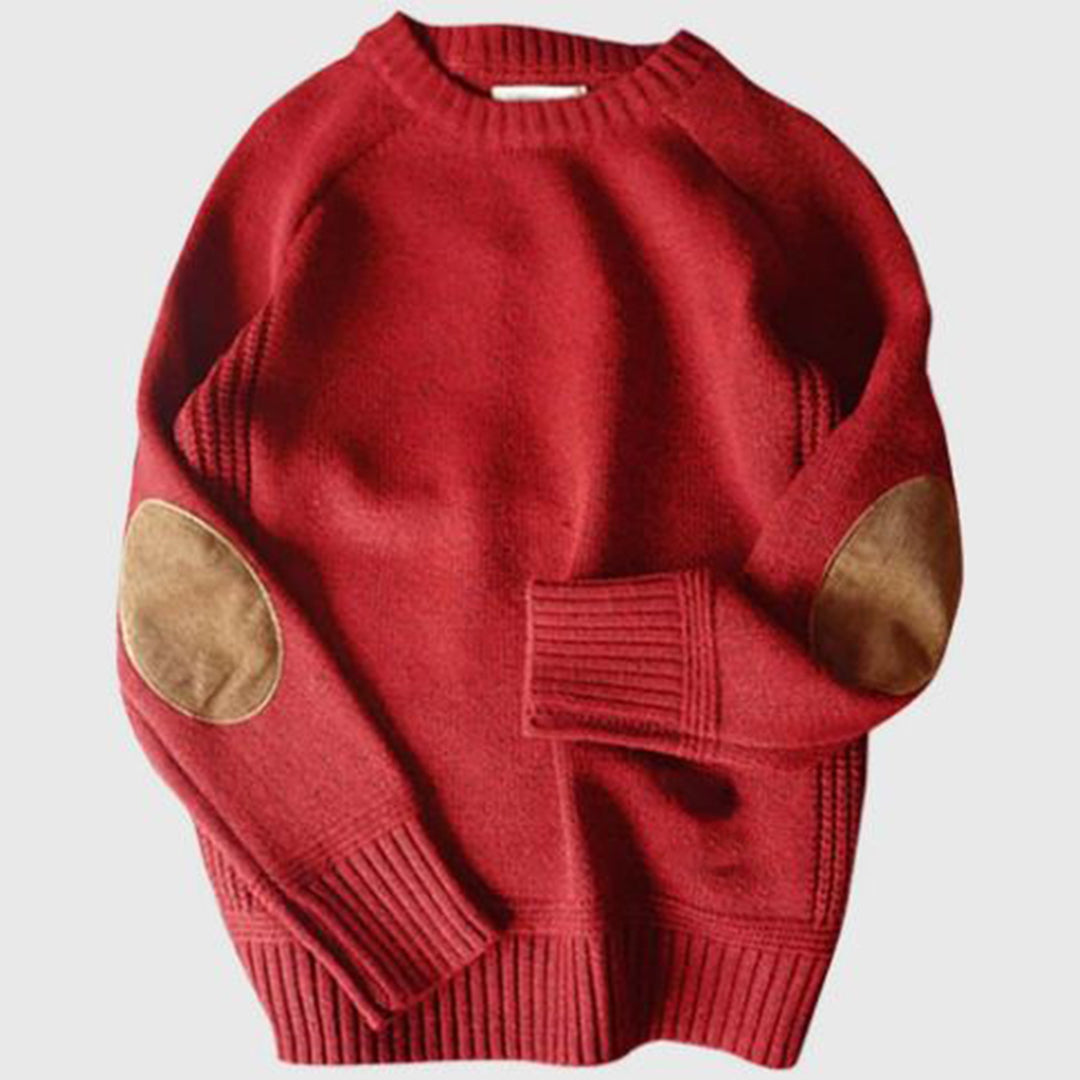 Modny sweter męski - Victor-Czerwony-M-Trend Polska