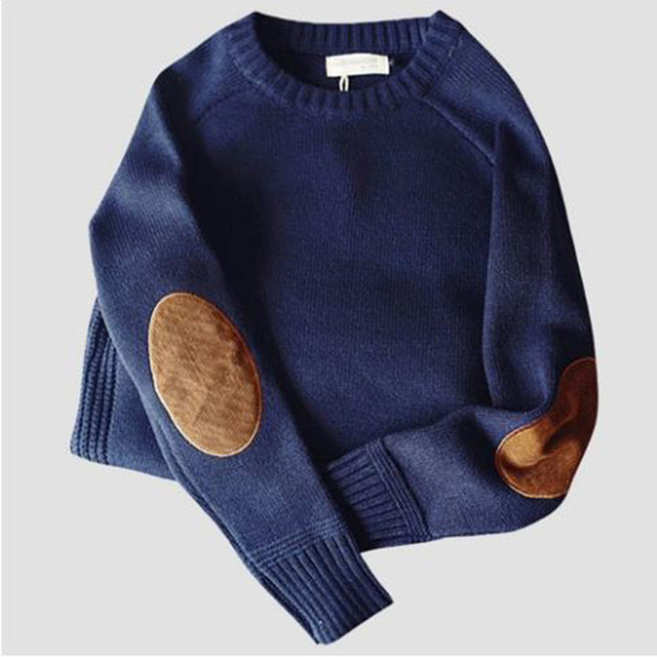 Modny sweter męski - Victor-Niebieski-M-Trend Polska