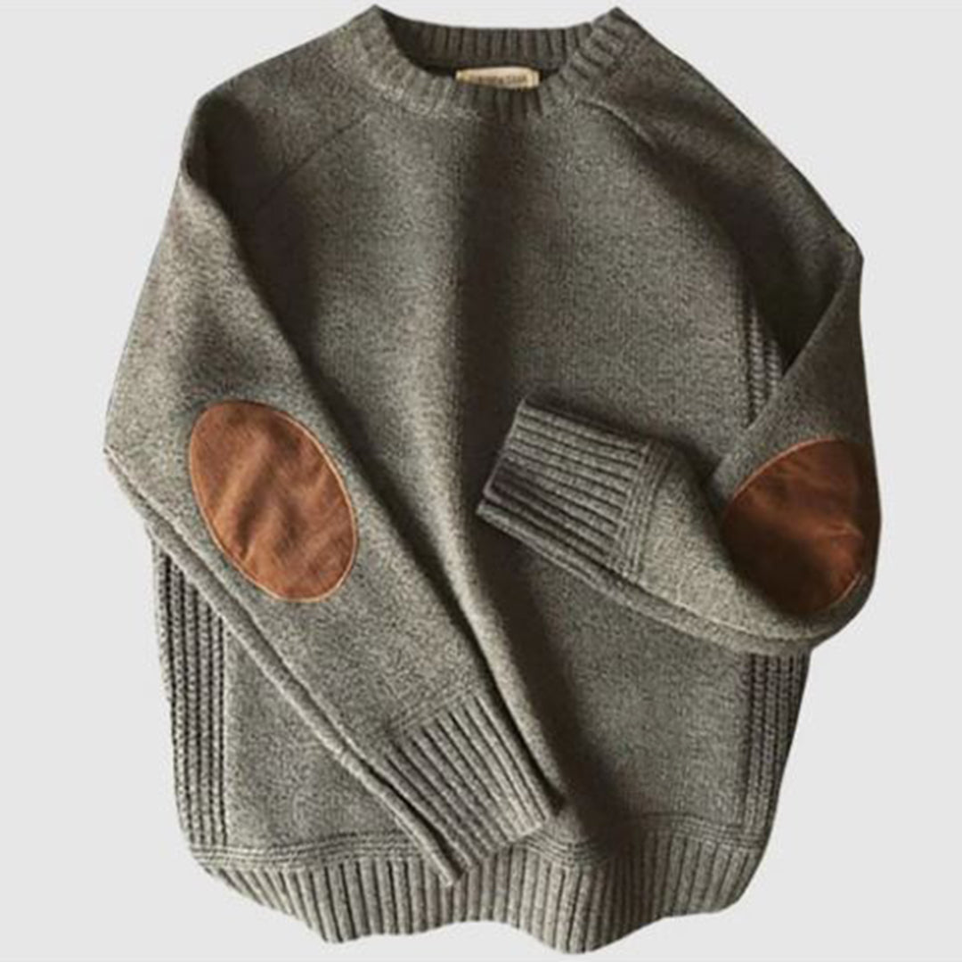 Modny sweter męski - Victor-Szary-M-Trend Polska