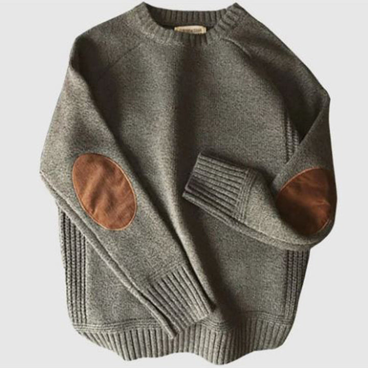 Modny sweter męski - Victor-Szary-M-Trend Polska