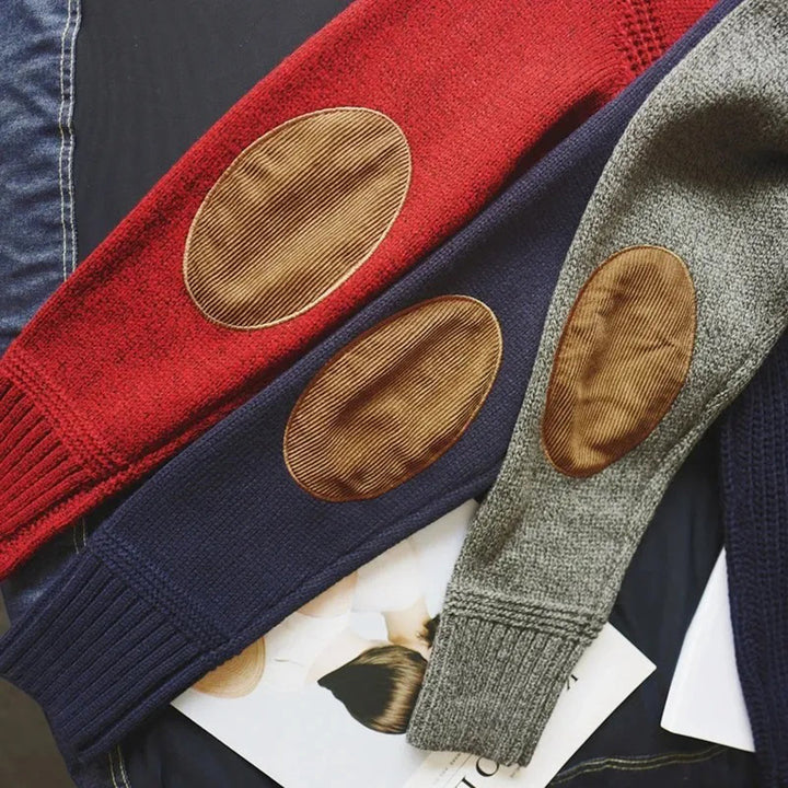 Modny sweter męski - Victor-Szary-M-Trend Polska