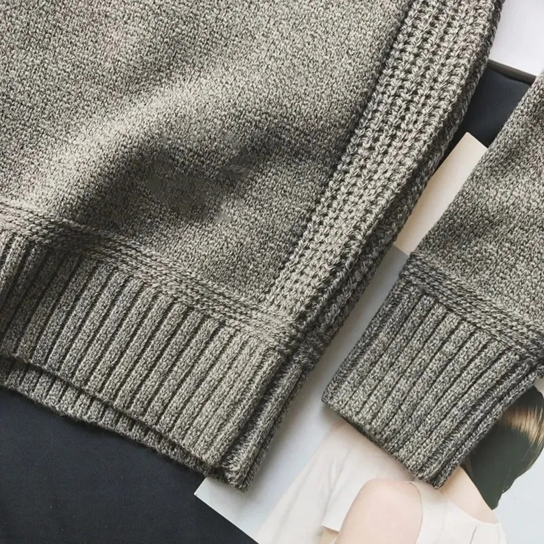 Modny sweter męski - Victor-Szary-M-Trend Polska