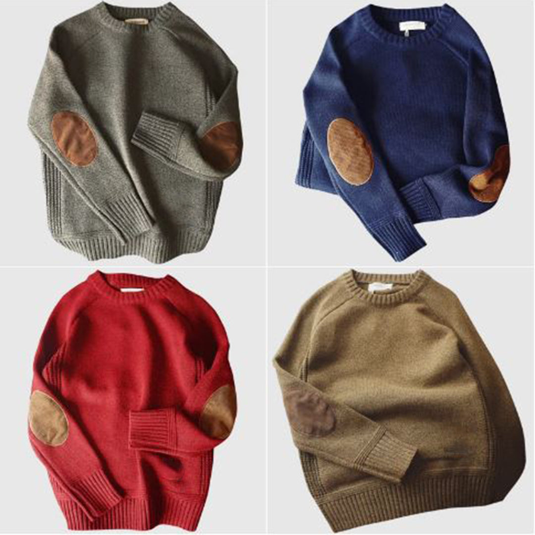 Modny sweter męski - Victor-Szary-M-Trend Polska