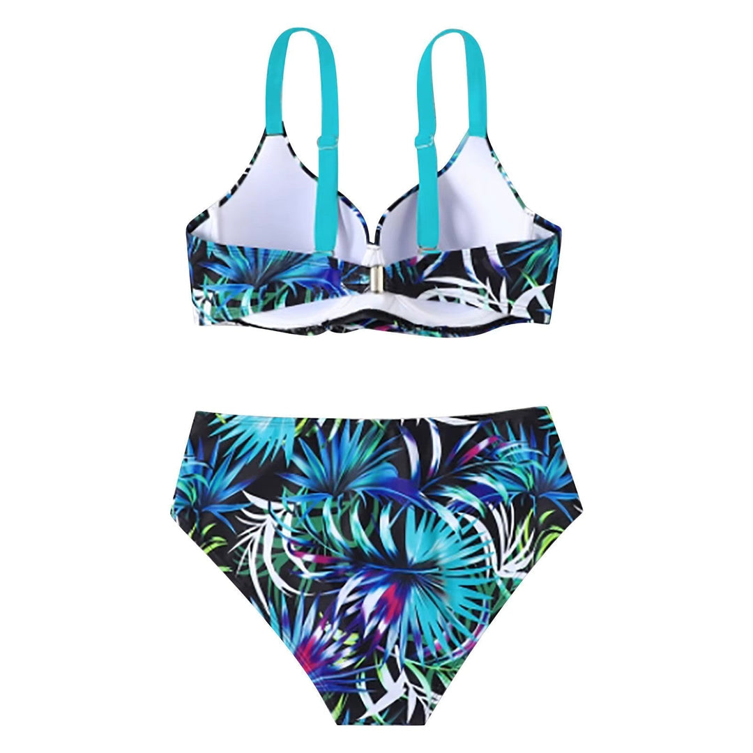 Modny zestaw bikini z wysokim stanem – Selina-Czarny-XS-Trend Polska