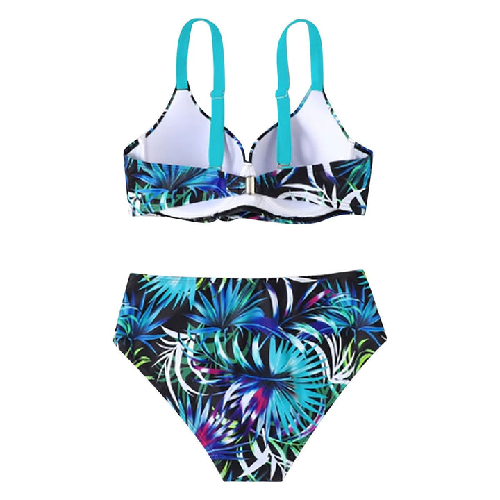 Modny zestaw bikini z wysokim stanem – Selina-Czarny-XS-Trend Polska